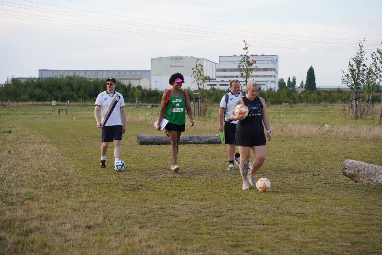 Fussballgolf Spielbahn