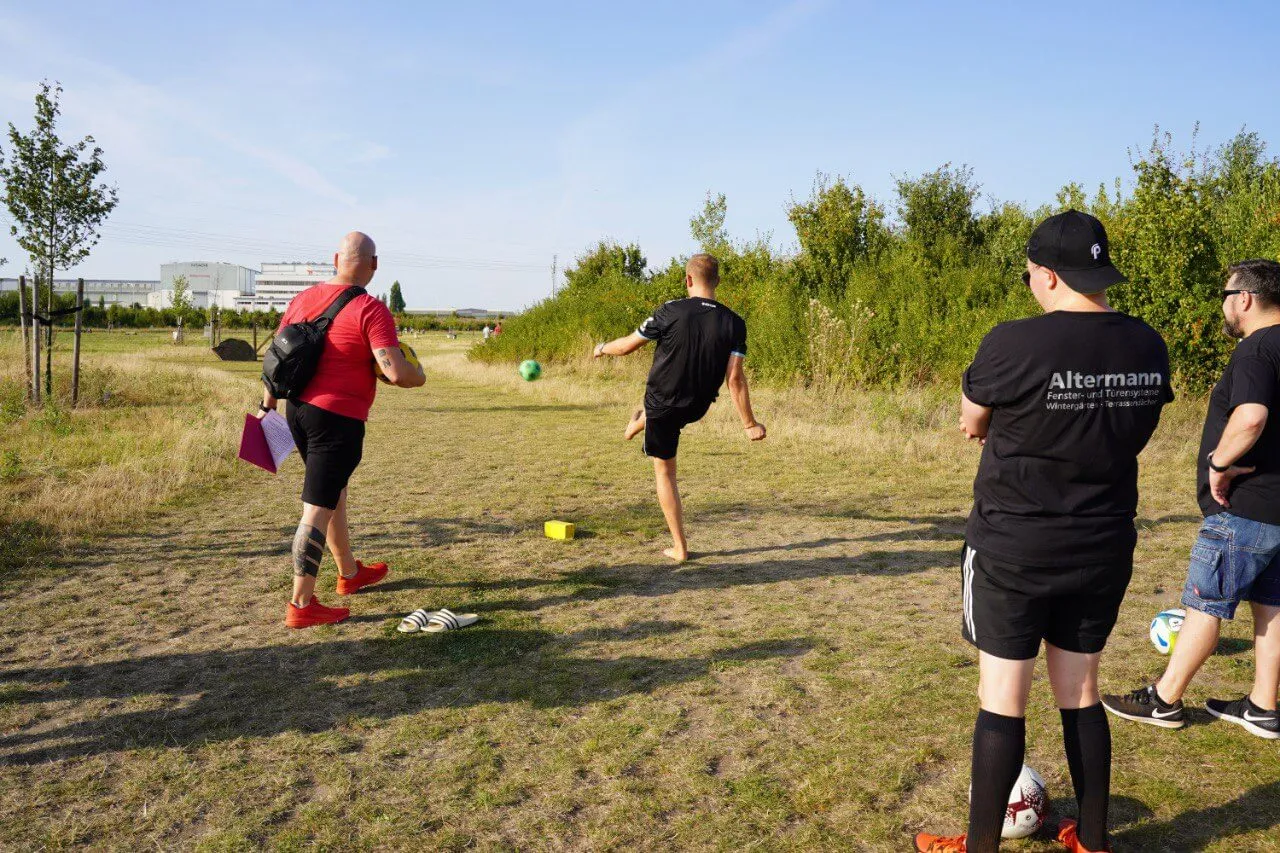 Fussballgolf am Hufeisensee